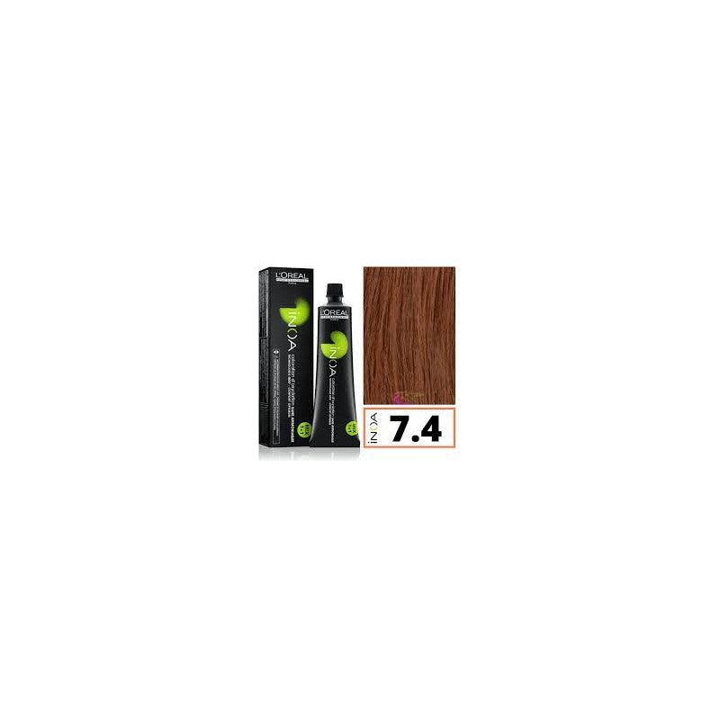 L'ORÉAL PROFESSIONNEL PARIS INOA colorazione a ossidazione senza ammoniaca #7,4 60 gr