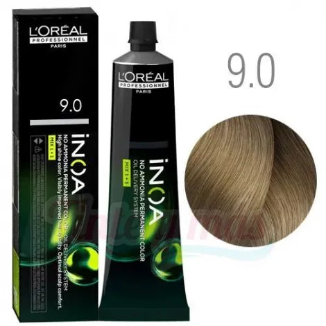 L'ORÉAL PROFESSIONNEL PARIS INOA coloration permanente sans ammoniaque #9.0 60 gr