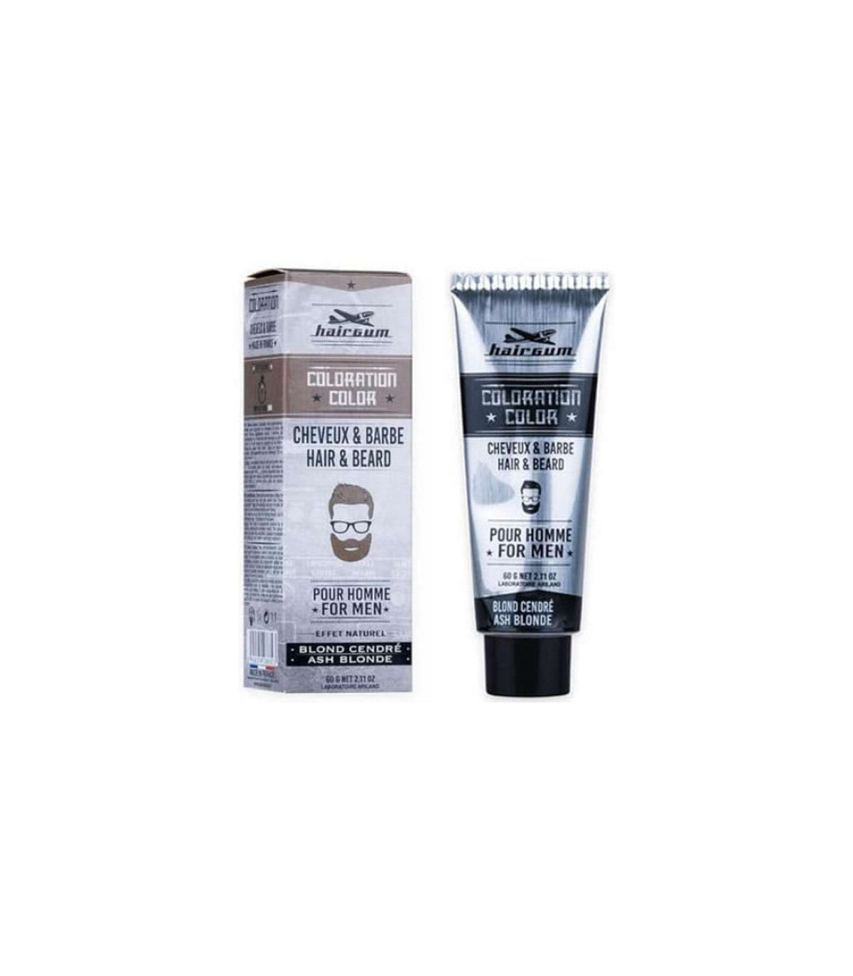 HAIRGUM COLORAZIONE tintura barba e capelli #6.1-Biondo Cenere 60 gr