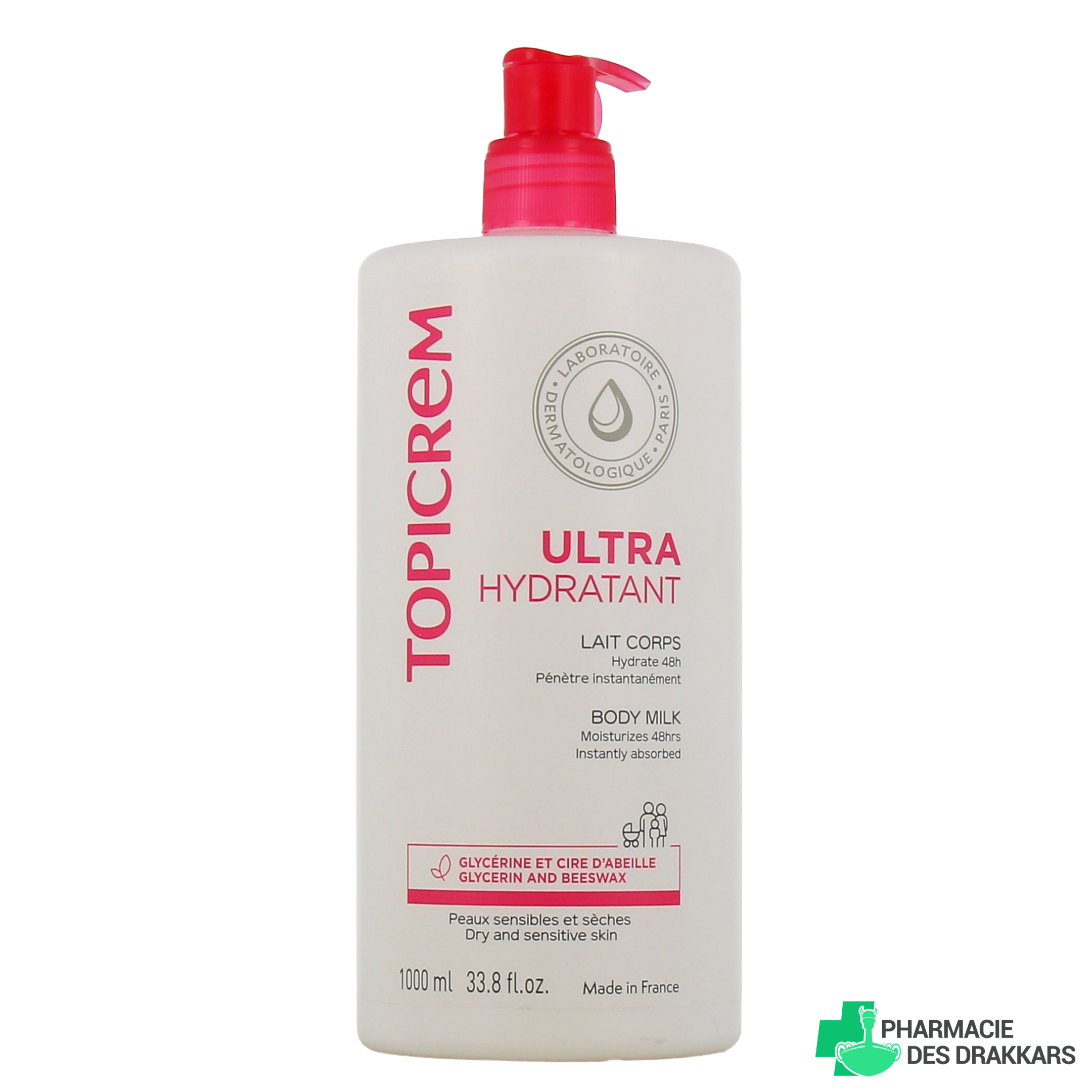 TOPICREM UH Lait corps ultra-hydratant 1000 ml