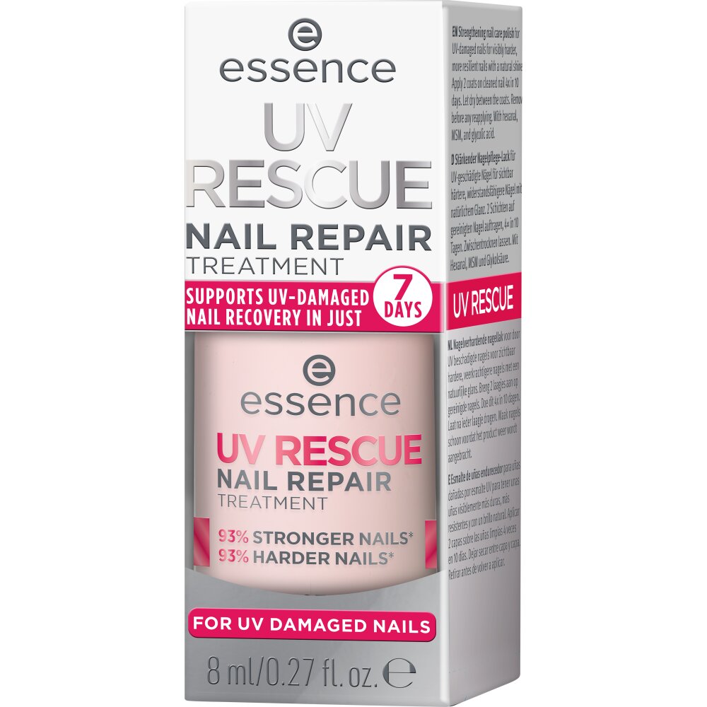 Trattamento riparatore unghie ESSENCE UV RESCURE #01 8 ml