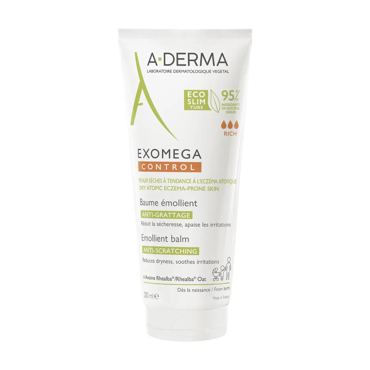 A-DERMA EXOMEGA CONTROL 2in1 emollient gel 500 ml