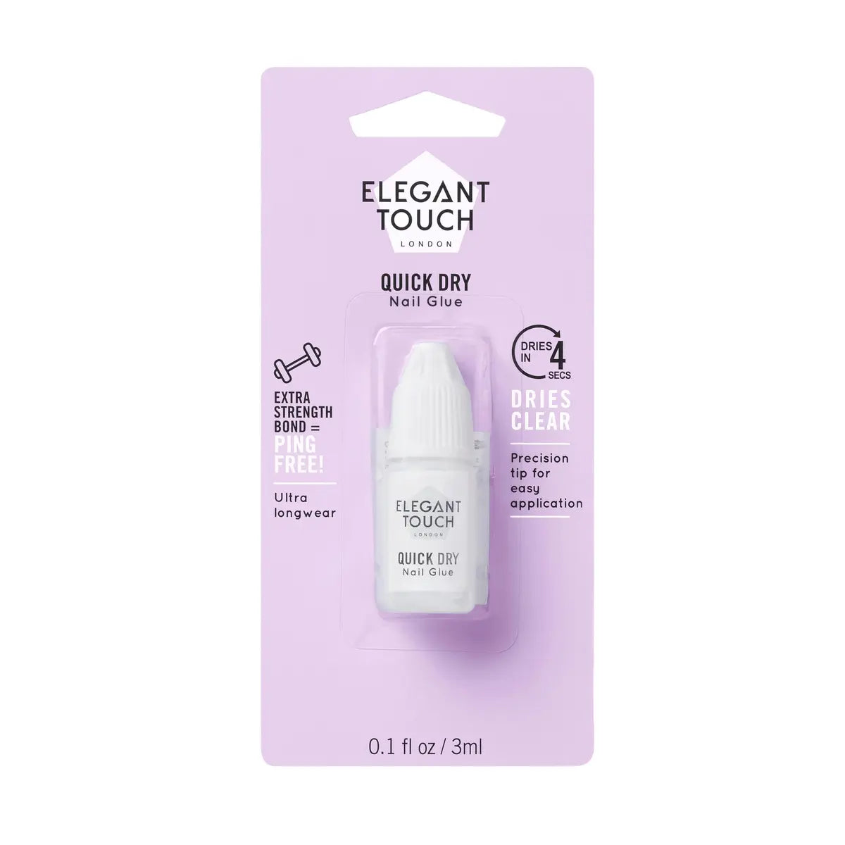 ELEGANT TOUCH PROTECTIVE colla per unghie trasparente 3 ml