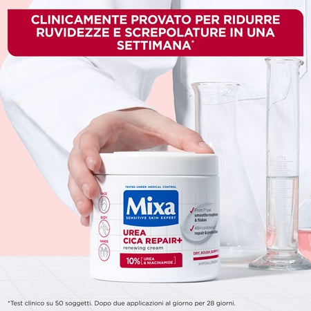MIXA UREA CICA REPAIR+ repair balm for dry and rough skin 400 ml