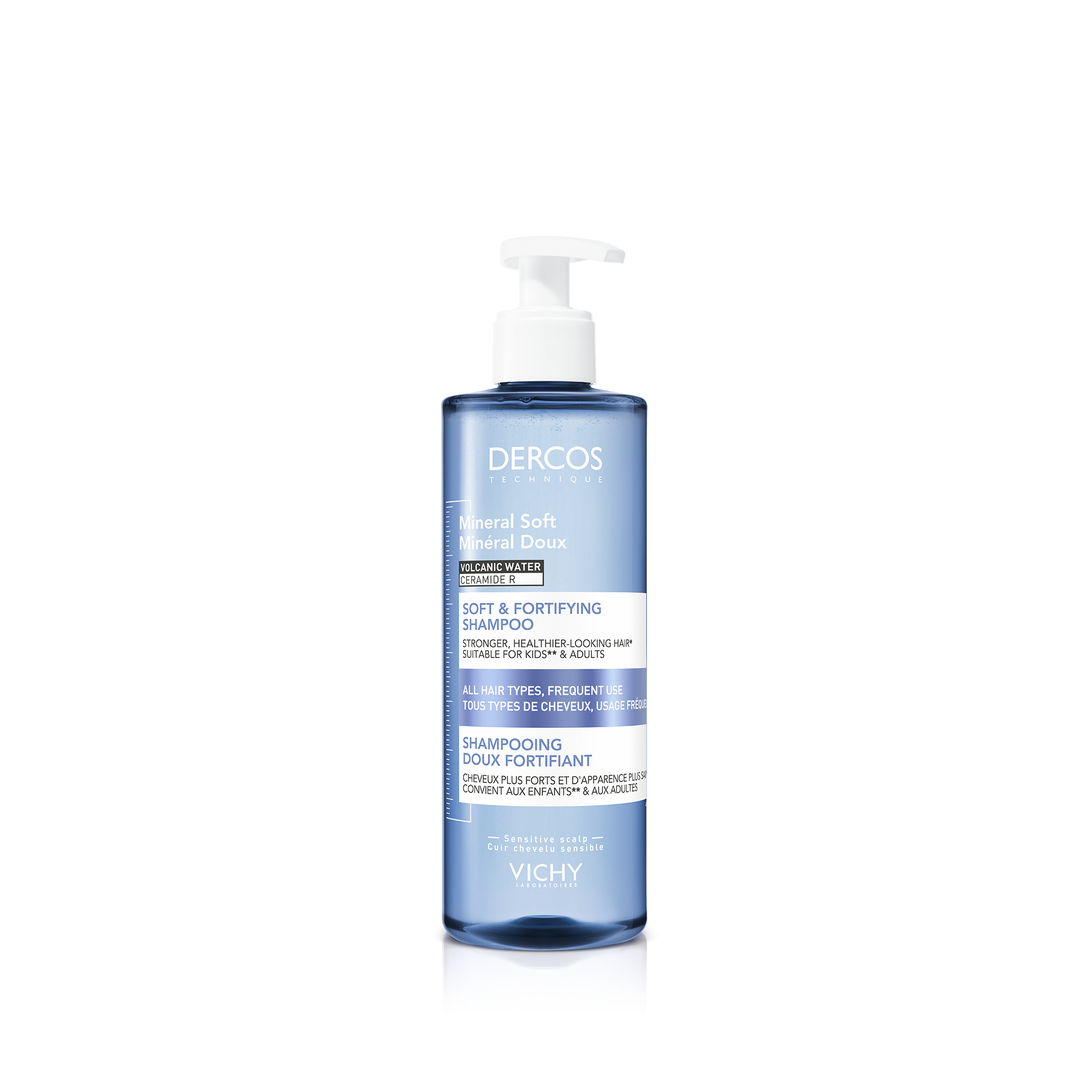 VICHY DERCOS shampooing minéral usage fréquent 400 ml