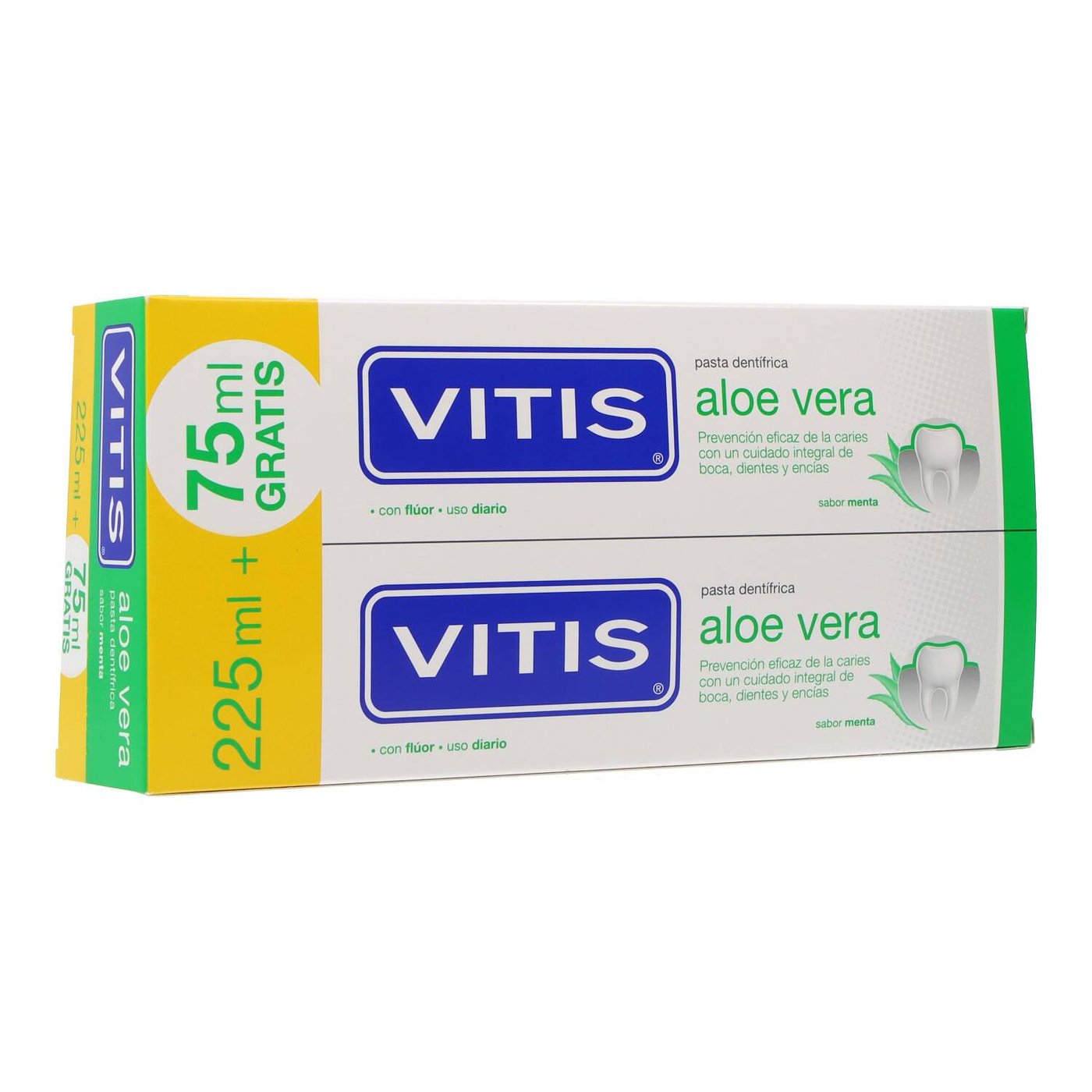 VITIS ALOE VERA dentifrice duo #Menthe 2 x 150 ml