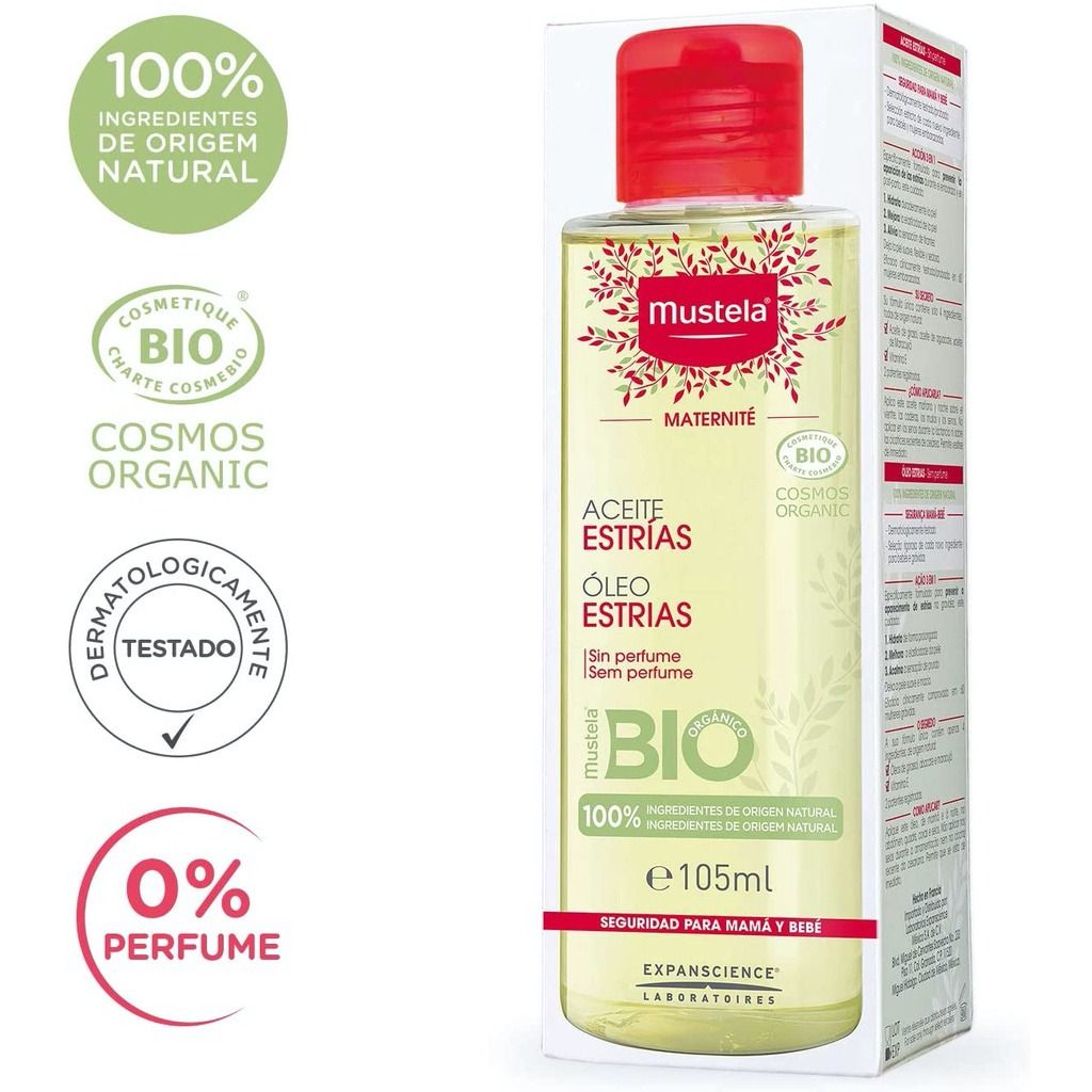 MUSTELA MATERNITY BIO olio prevenzione smagliature 105 ml