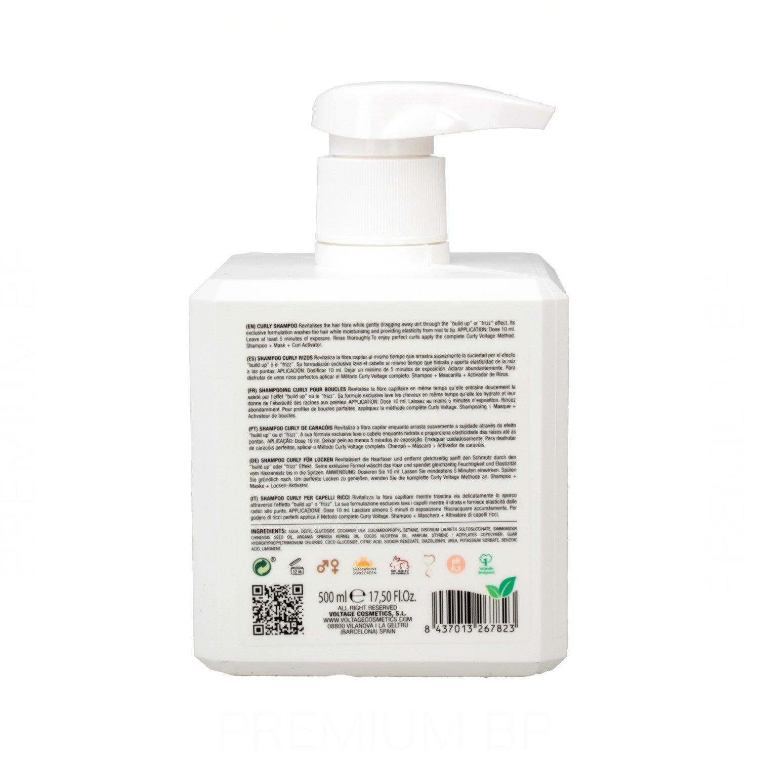 VOLTAGE COSMETICS CURLY METHOD Maschera Ricci 500 ml