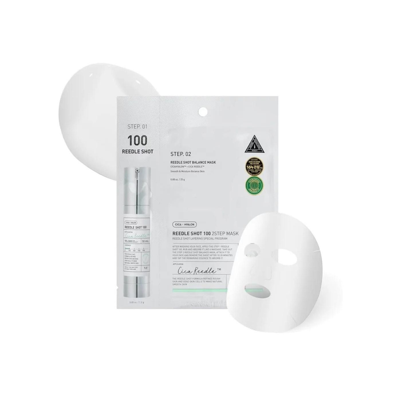 VT COSMETICS VT REEDLE SHOT 100 2-STEP mask 25 gr