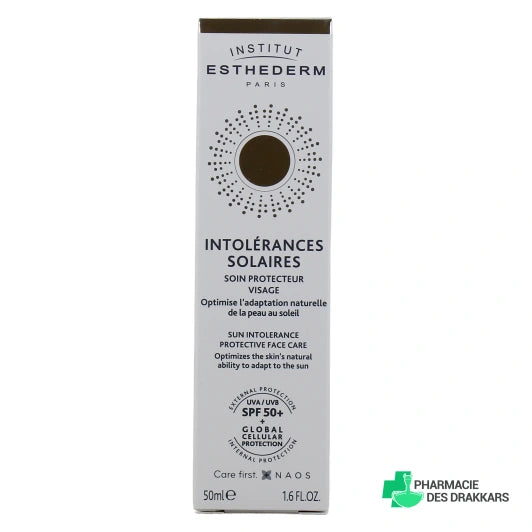 INSTITUT ESTHEDERM INTOLÉRANCES SOLAIRES crema viso SPF50+ 50 ml