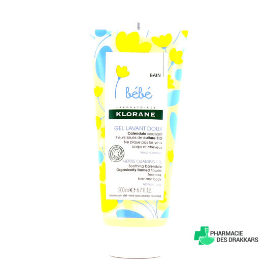 KLORANE BÉBÉ gel detergente delicato 200 ml