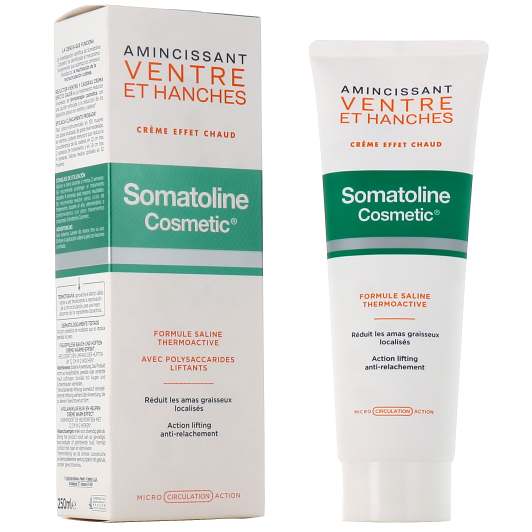 SOMATOLINE COSMETIC BELLY &amp; HIPS slimming cream heat effect 250 ml