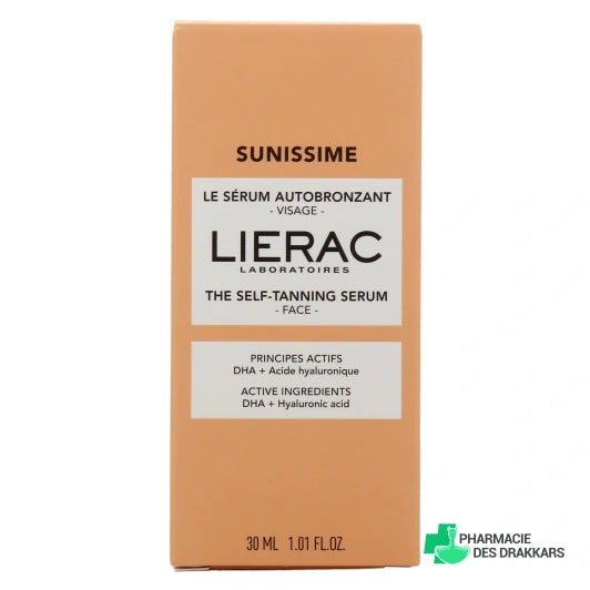 LIERAC SUNISSIME facial self tanner 30 ml