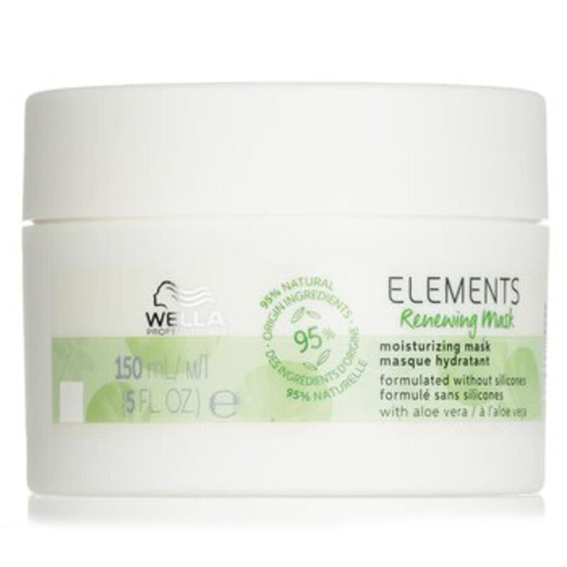 WELLA PROFESSIONALS ELEMENTS Masque Hydratant Renouvelant Sans Silicones Tous Types de Cheveux 150 ml
