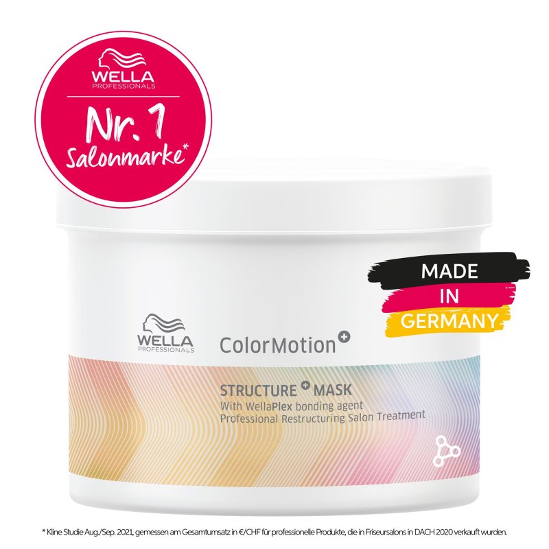 WELLA PROFESSIONALS COLORMOTION+ Masque Structure+ Protection couleur Cheveux colorés 500 ml