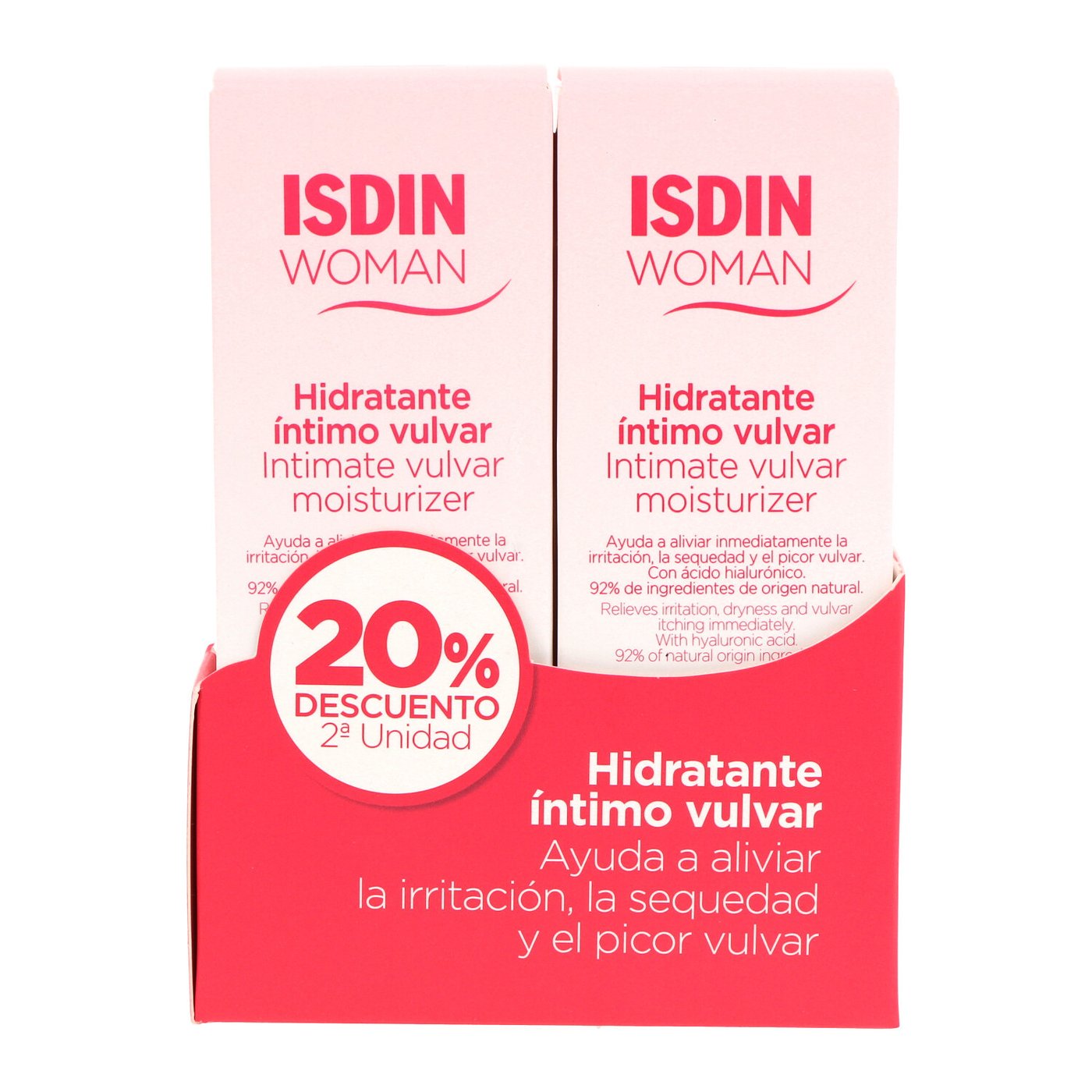 ISDIN WOMAN vulvar moisturizing duo 2 x 30 gr
