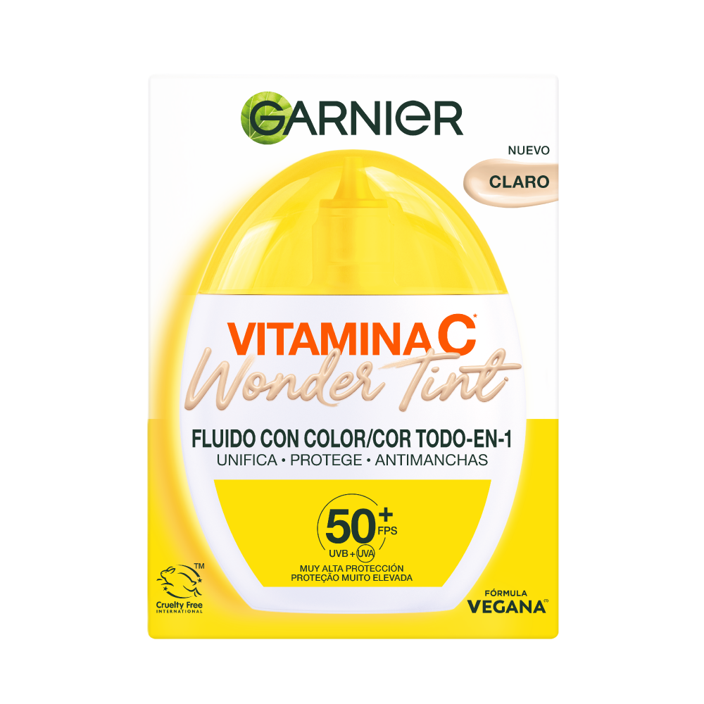 GARNIER Fluido colorato effetto pelle perfetta con Vitamina C SPF50+ #light 40 ml