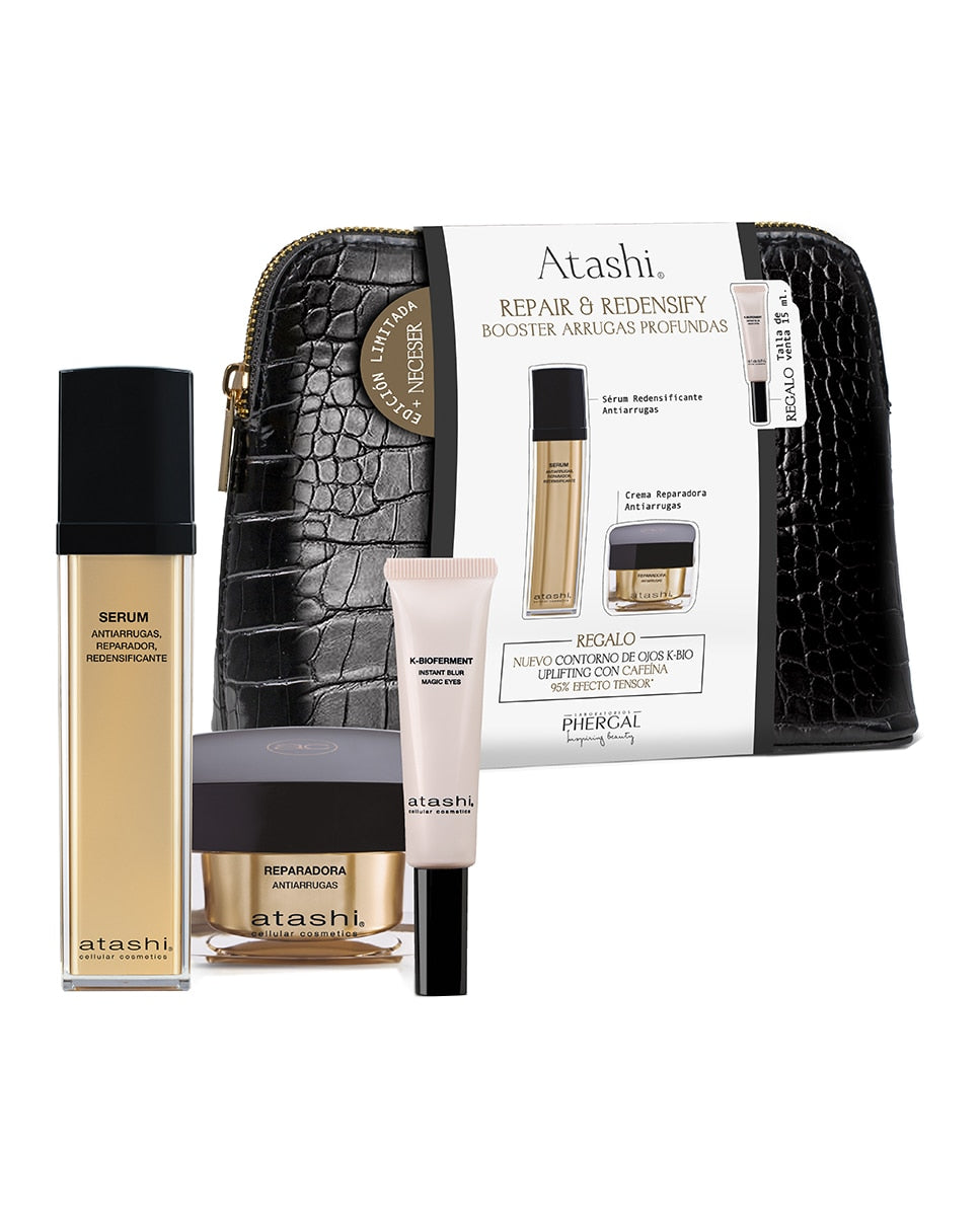ATASHI REPAIR &amp; REDENSIFY ANTI-AGING AND ANTI-WRINKLE RITUAL 5-PIECE SET