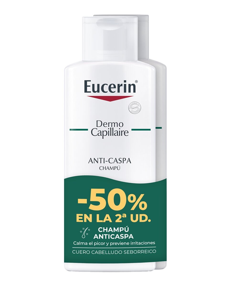 EUCERIN DERMO CAPILLAIRE anti-dandruff shampoo pack of 2 x 250 ml