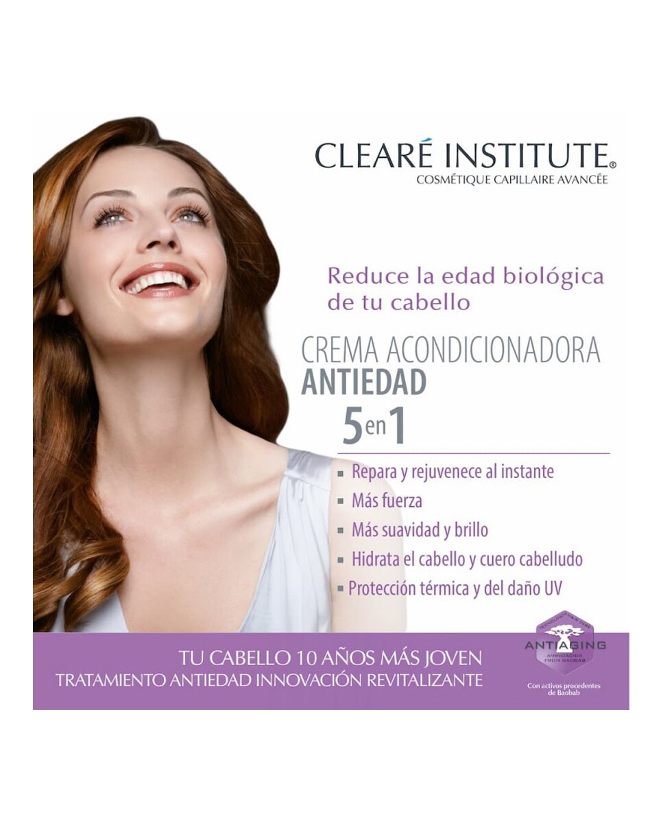 Crème revitalisante ANTI-ÂGE CLEARÉ INSTITUTE 200 ml