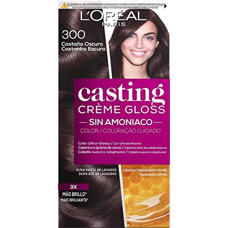 L'ORÉAL PARIS CASTING CREME GLOSS #300 - full-bodied forced brown