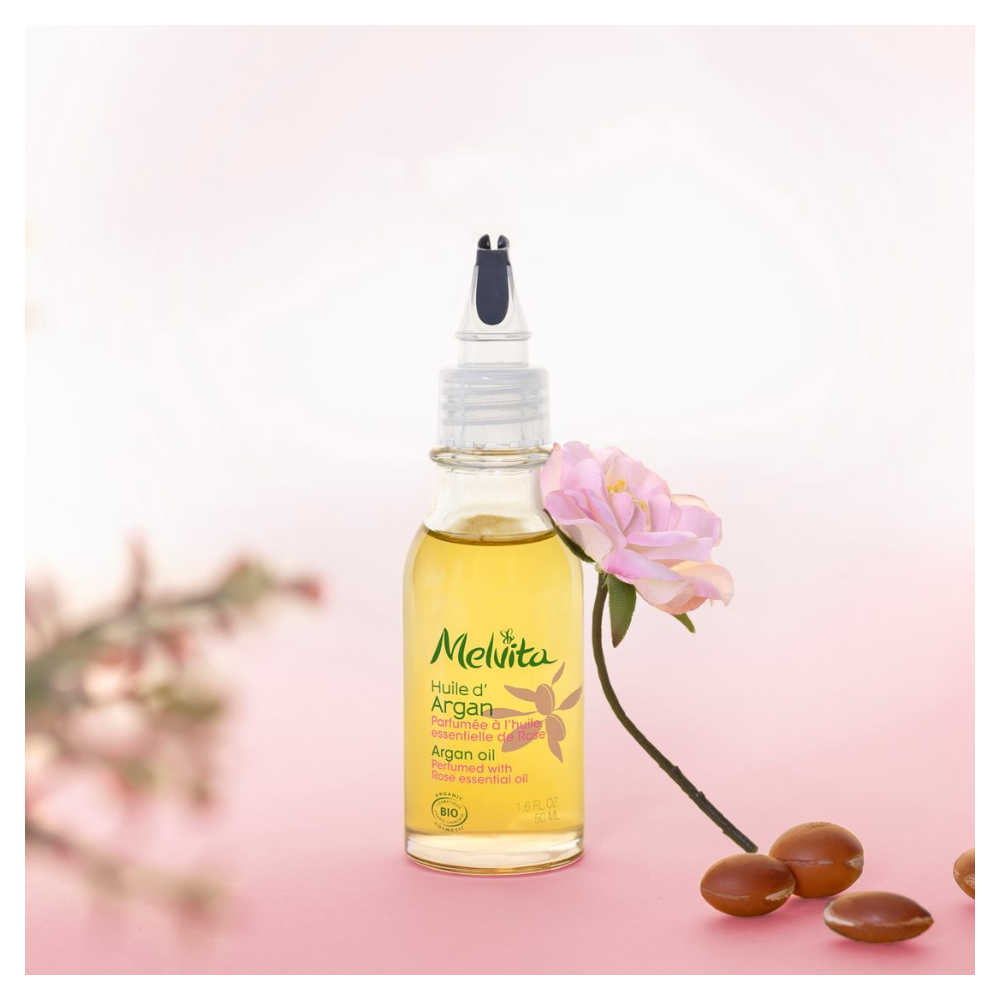 MELVITA OLII DI BELLEZZA olio di argan profumato alla rosa 50 ml