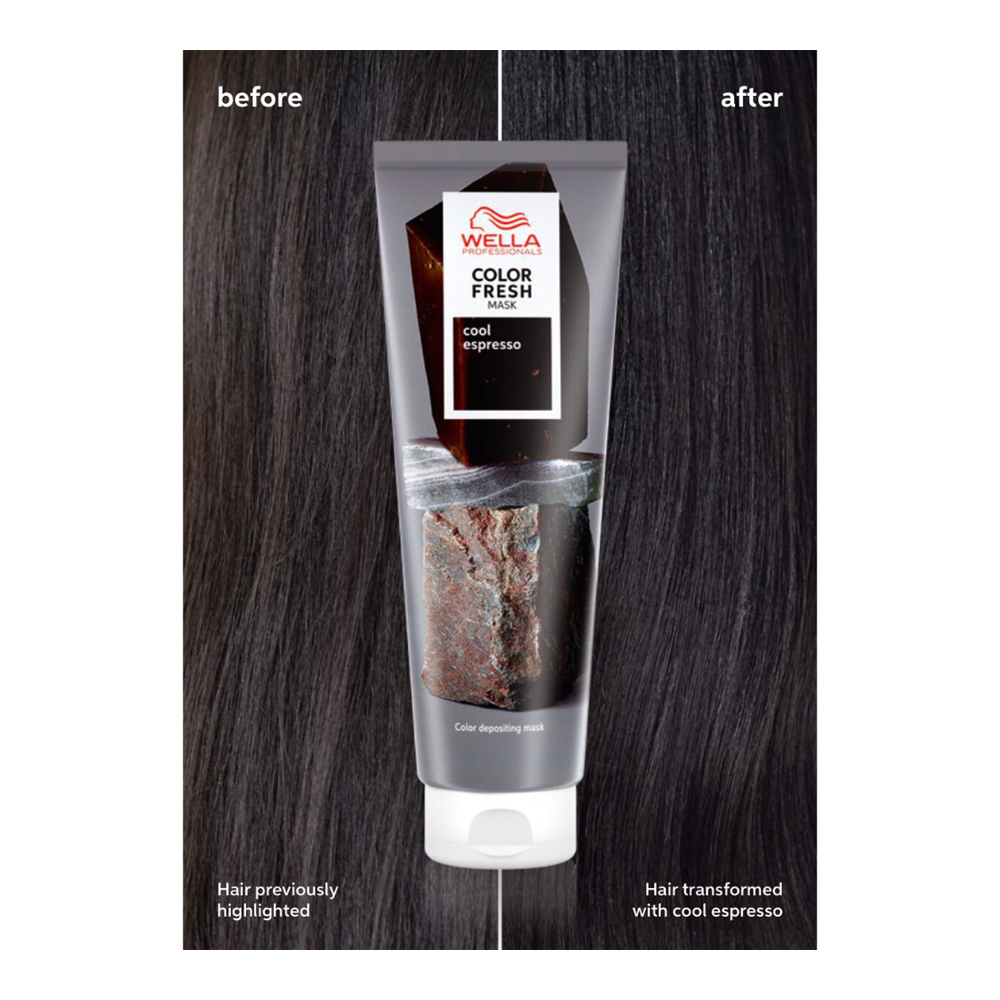 WELLA PROFESSIONALS COLOR FRESH MASK Natural color mask #cool espresso 150 ml